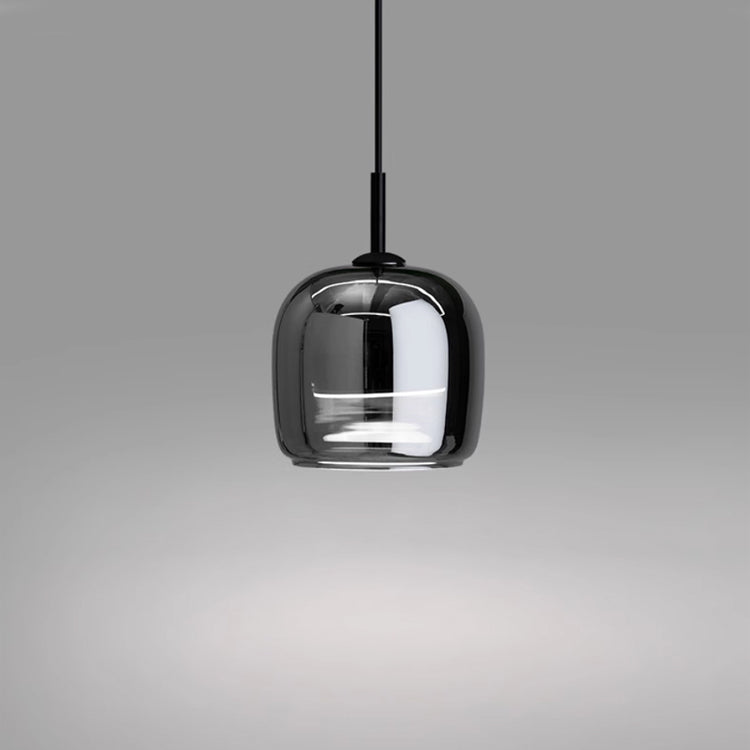 NobleShine Scandinavian black glass hanging | Lighting | LED | warm white | glass | 12W | Premium Lighting Solution