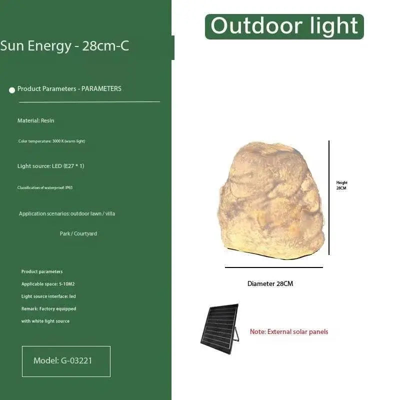 Garden Stone Outdoor Lamp | Lighting | stone | Premium Lighting Solution