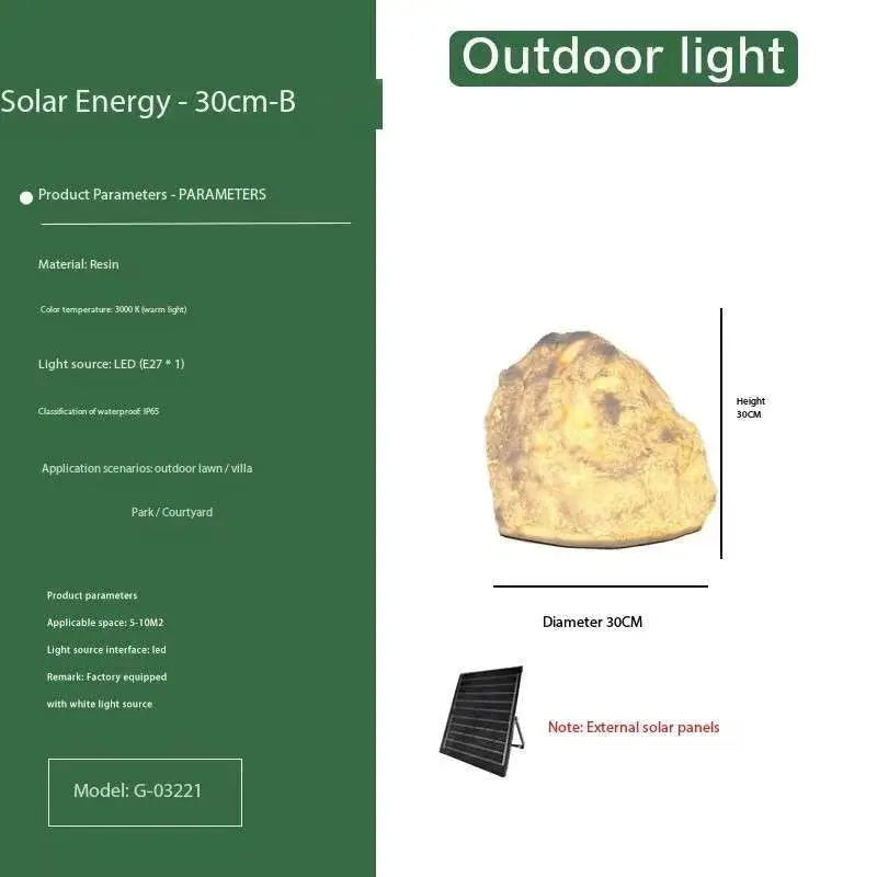 Garden Stone Outdoor Lamp | Lighting | stone | Premium Lighting Solution