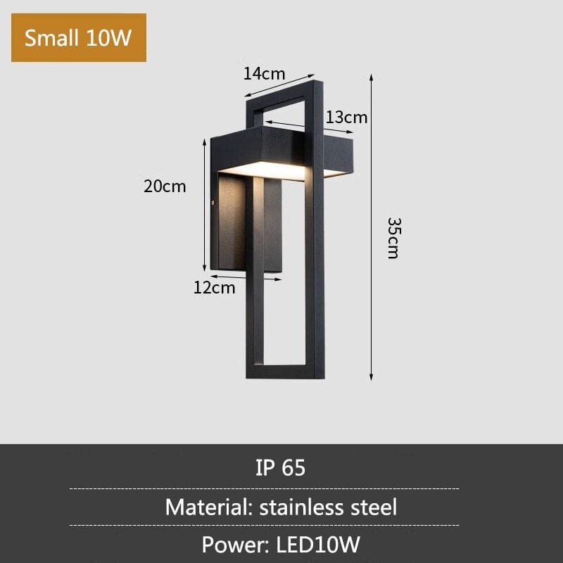 Twilight Outdoor Wall Lamp | Wall Lamp | acrylic/steel | Elegant Wall Illumination