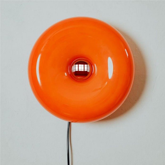 Bauhaus Donut Wall Lamp Table | Wall Lamp | LED | glass/Metal | 230V | Elegant Wall Illumination