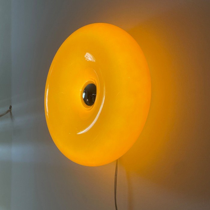 Bauhaus Donut Wall Lamp Table | Wall Lamp | LED | glass/Metal | 230V | Elegant Wall Illumination