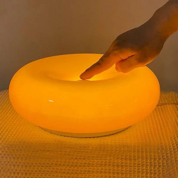 Bauhaus Donut Wall Lamp Table | Wall Lamp | LED | glass/Metal | 230V | Elegant Wall Illumination