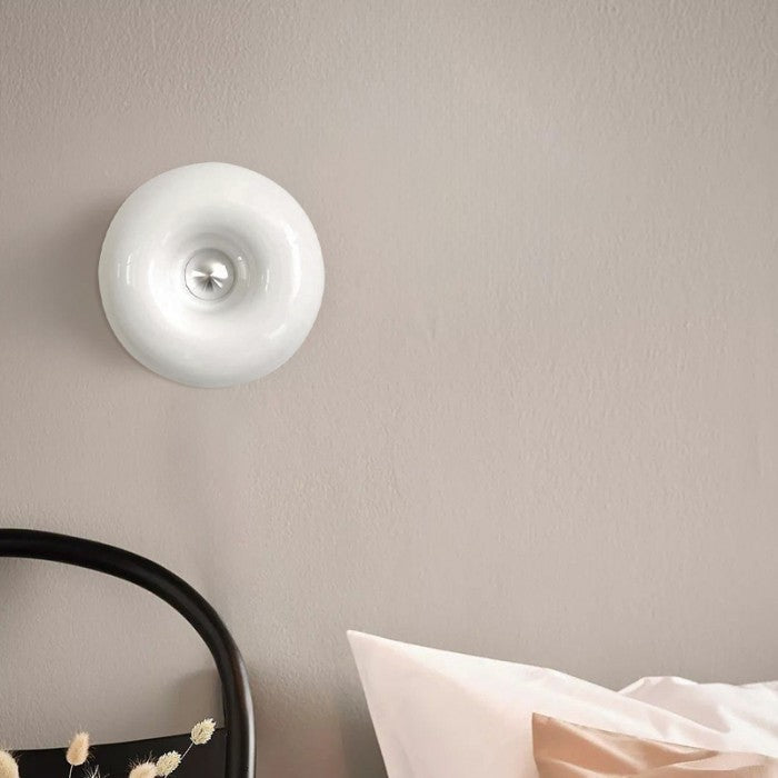 Bauhaus Donut Wall Lamp Table | Wall Lamp | LED | glass/Metal | 230V | Elegant Wall Illumination