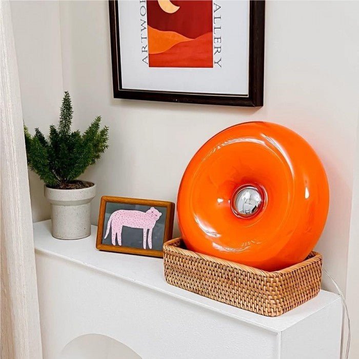Bauhaus Donut Wall Lamp Table | Wall Lamp | LED | glass/Metal | 230V | Elegant Wall Illumination