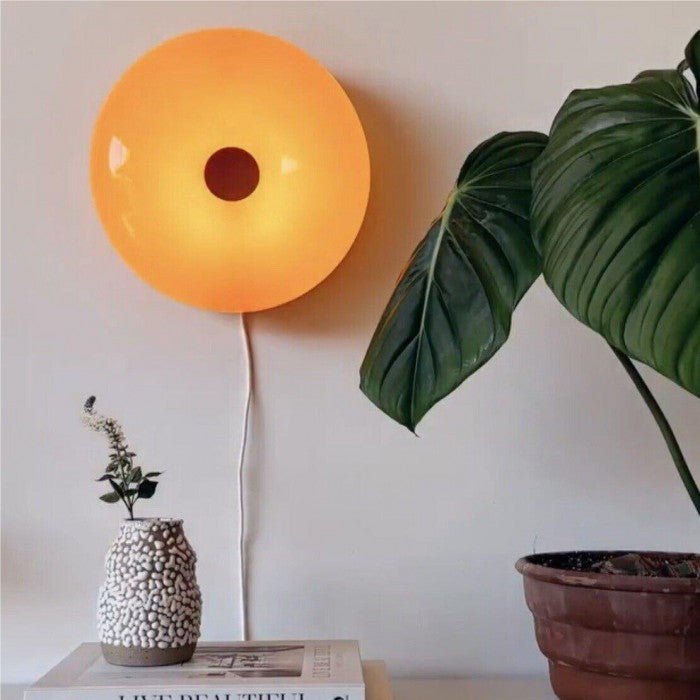 Bauhaus Donut Wall Lamp Table | Wall Lamp | LED | glass/Metal | 230V | Elegant Wall Illumination