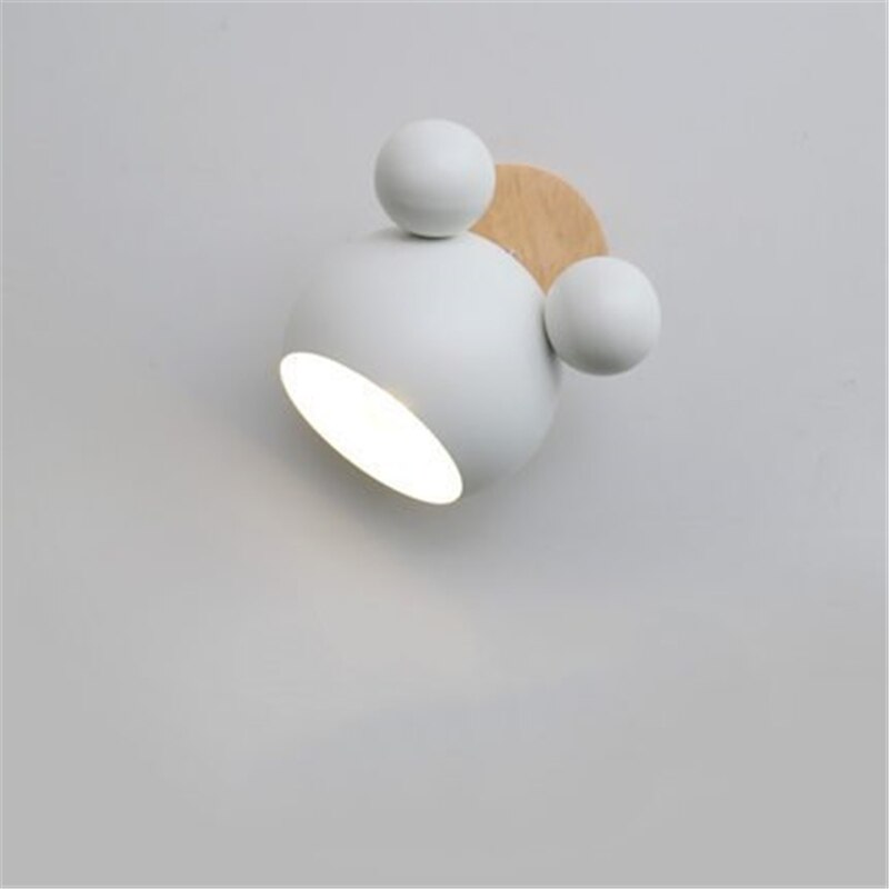 Nordic Wall Lamp Children's Room | Wall Lamp | Led | Iron | 90-260V | Elegant Wall Illumination
