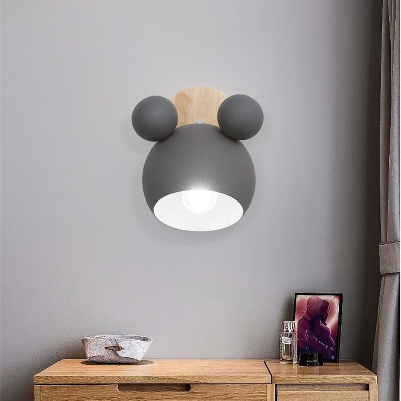 Nordic Wall Lamp Children's Room | Wall Lamp | Led | Iron | 90-260V | Elegant Wall Illumination