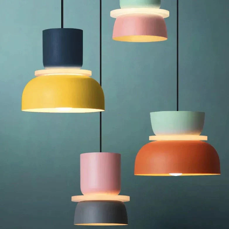 Nordic Macaron style hanging lamp | Lighting | LED | acrylic/iron | 90-260V | Premium Lighting Solution