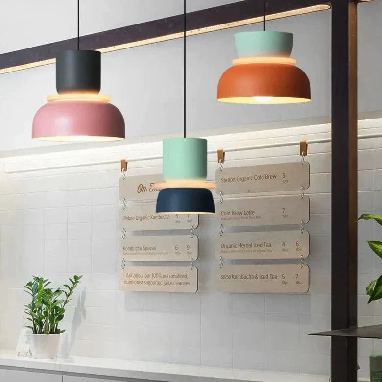 Nordic Macaron style hanging lamp | Lighting | LED | acrylic/iron | 90-260V | Premium Lighting Solution