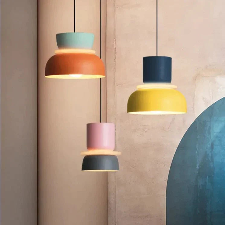 Nordic Macaron style hanging lamp | Lighting | LED | acrylic/iron | 90-260V | Premium Lighting Solution