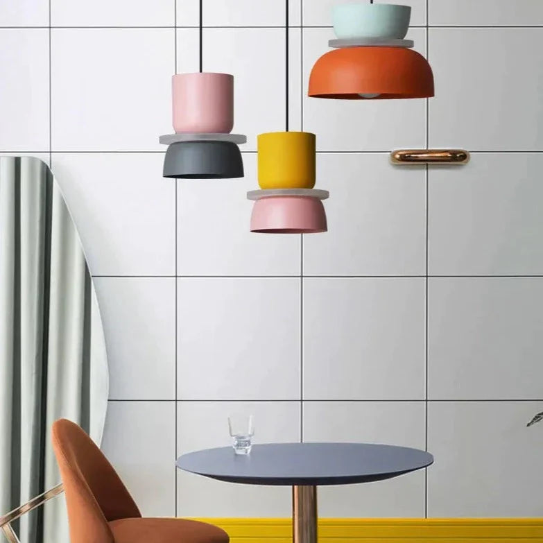 Nordic Macaron style hanging lamp | Lighting | LED | acrylic/iron | 90-260V | Premium Lighting Solution