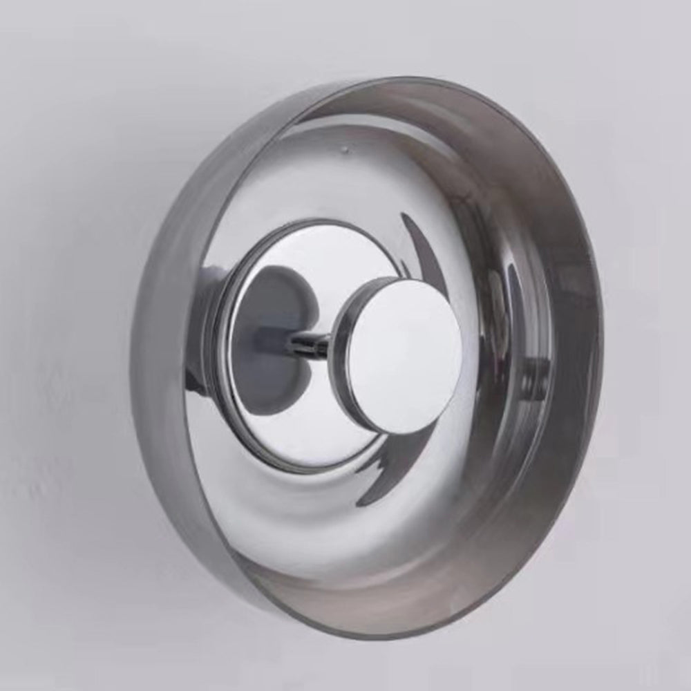 Glass Bowl Bedroom Bedside Lamp | Wall Lamp | Glass/Iron | 110V-120V | Elegant Wall Illumination