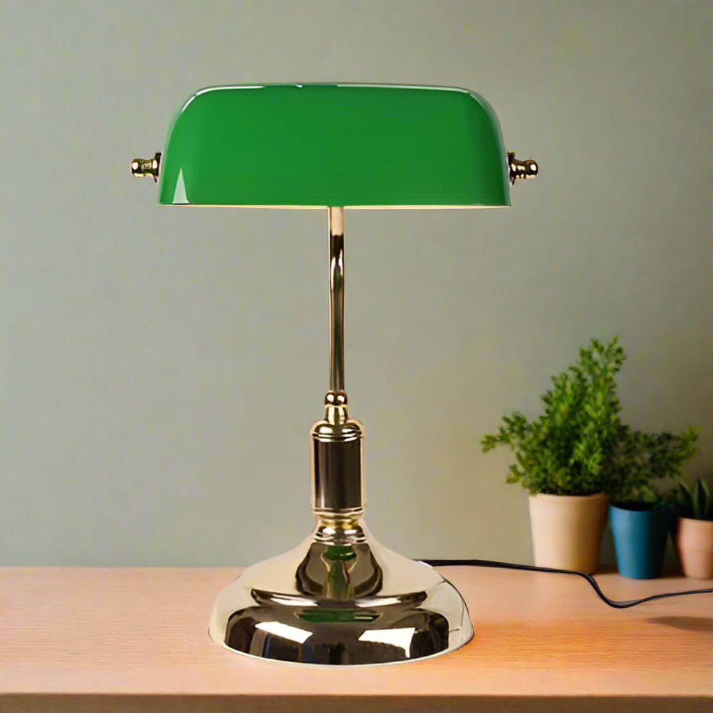 Glacette Luxury Table Lamp Classic | Table Lamp | Fabric/Glass/metal | Sleek Table Accent