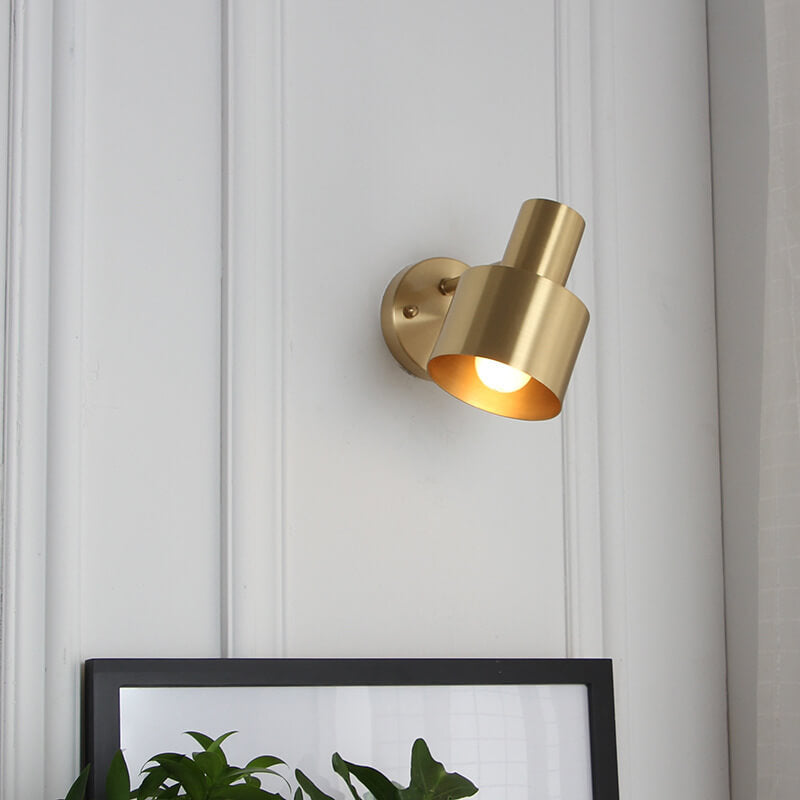 Modern minimalist gold metal wall | Wall Lamp | Led | Metal | Elegant Wall Illumination