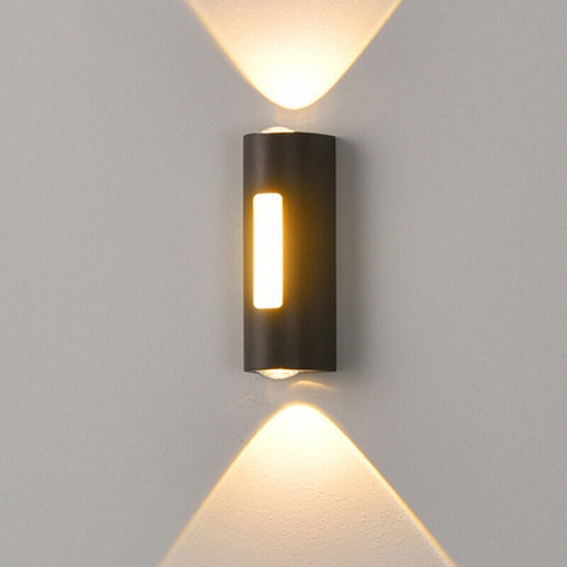 Modern minimalist cylindrical outdoor wall | Wall Lamp | Led | aluminum/glass | 7W | 110V - 120V - 220V - 240V | Elegant Wall Illumination