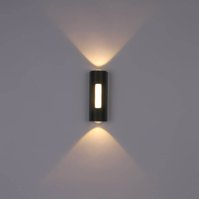 Modern minimalist cylindrical outdoor wall | Wall Lamp | Led | aluminum/glass | 7W | 110V - 120V - 220V - 240V | Elegant Wall Illumination
