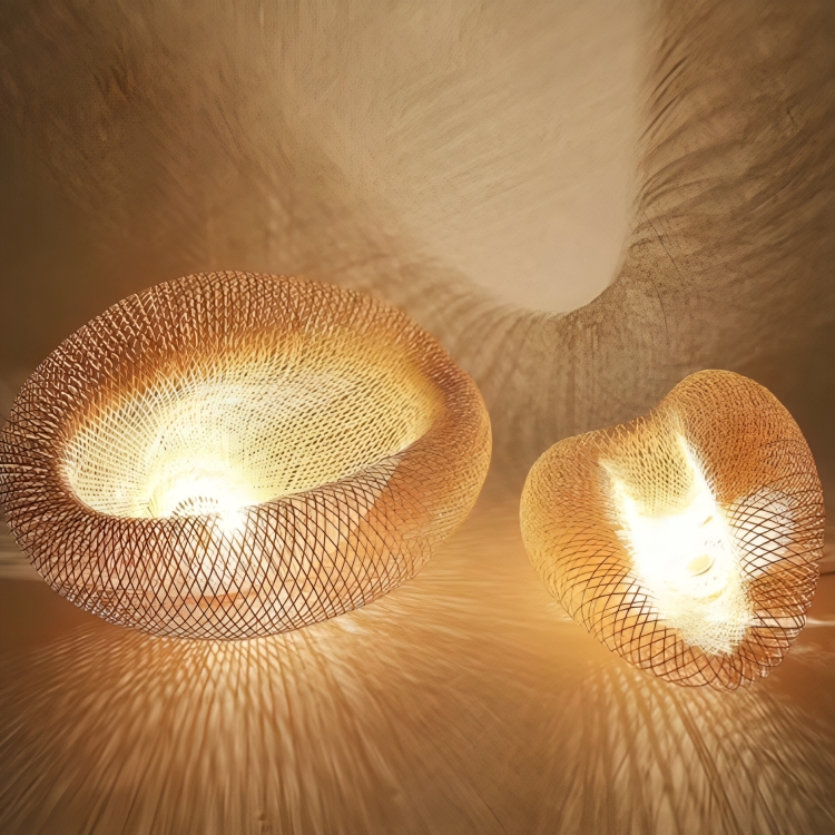 Design Rattan Hanging Lamp | Lighting | wood | 60 W | 220-240 V | Premium Lighting Solution