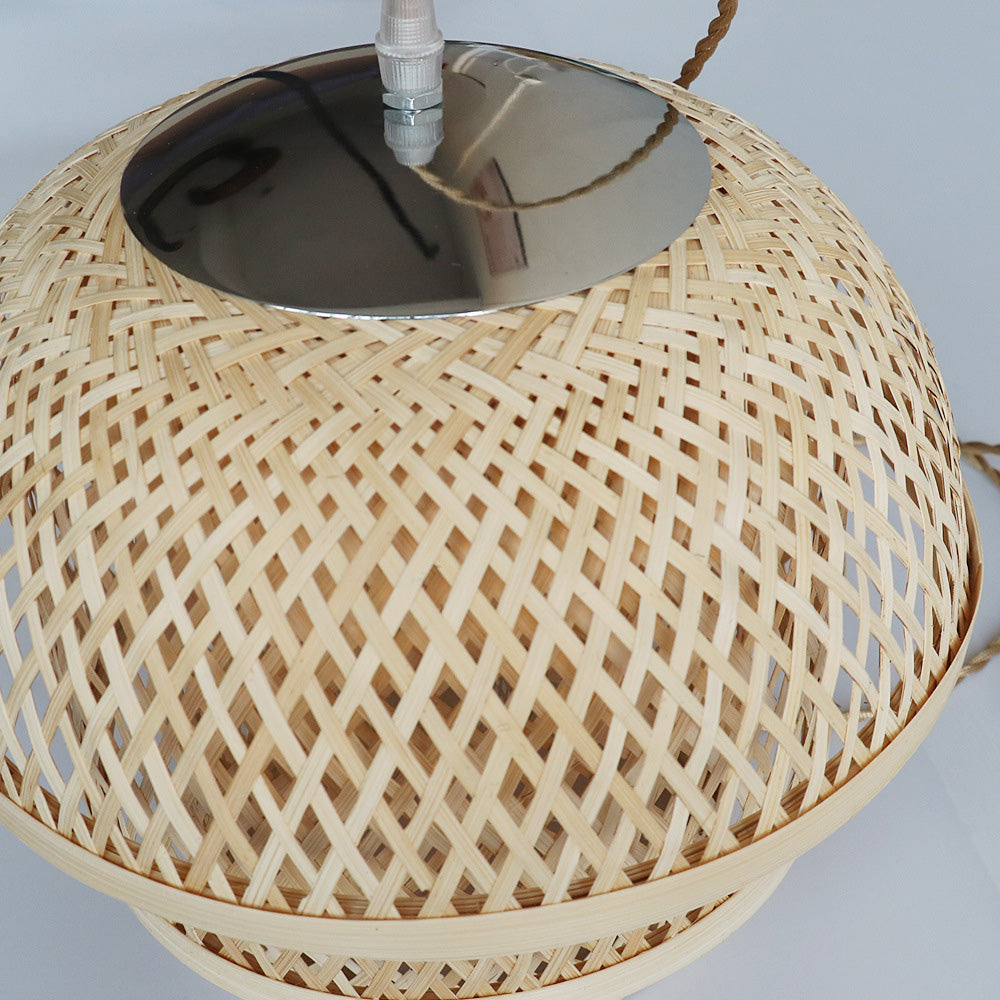 Handmade bamboo hanging lamp island | Lighting | LED | 40W | 110V-120V | Premium Lighting Solution
