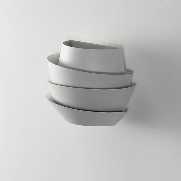 Nordic Minimalist Layers Half Cylinder | Wall Lamp | iron | Elegant Wall Illumination