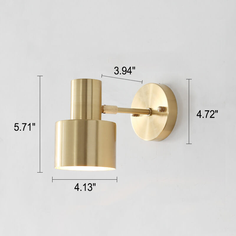 Modern minimalist gold metal wall | Wall Lamp | Led | Metal | Elegant Wall Illumination