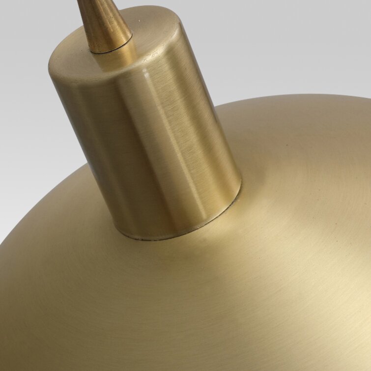 Mid-Century Modern Brass Dome Pendant | Lighting | brass | 40W | Premium Lighting Solution