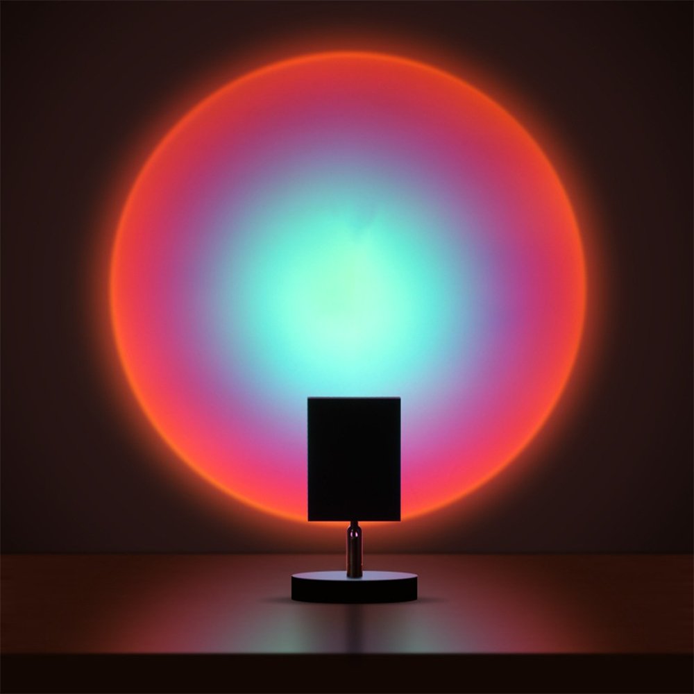 SunGlow Retro Sunset Table Lamp | Table Lamp | LED | plastic/metal | Sleek Table Accent
