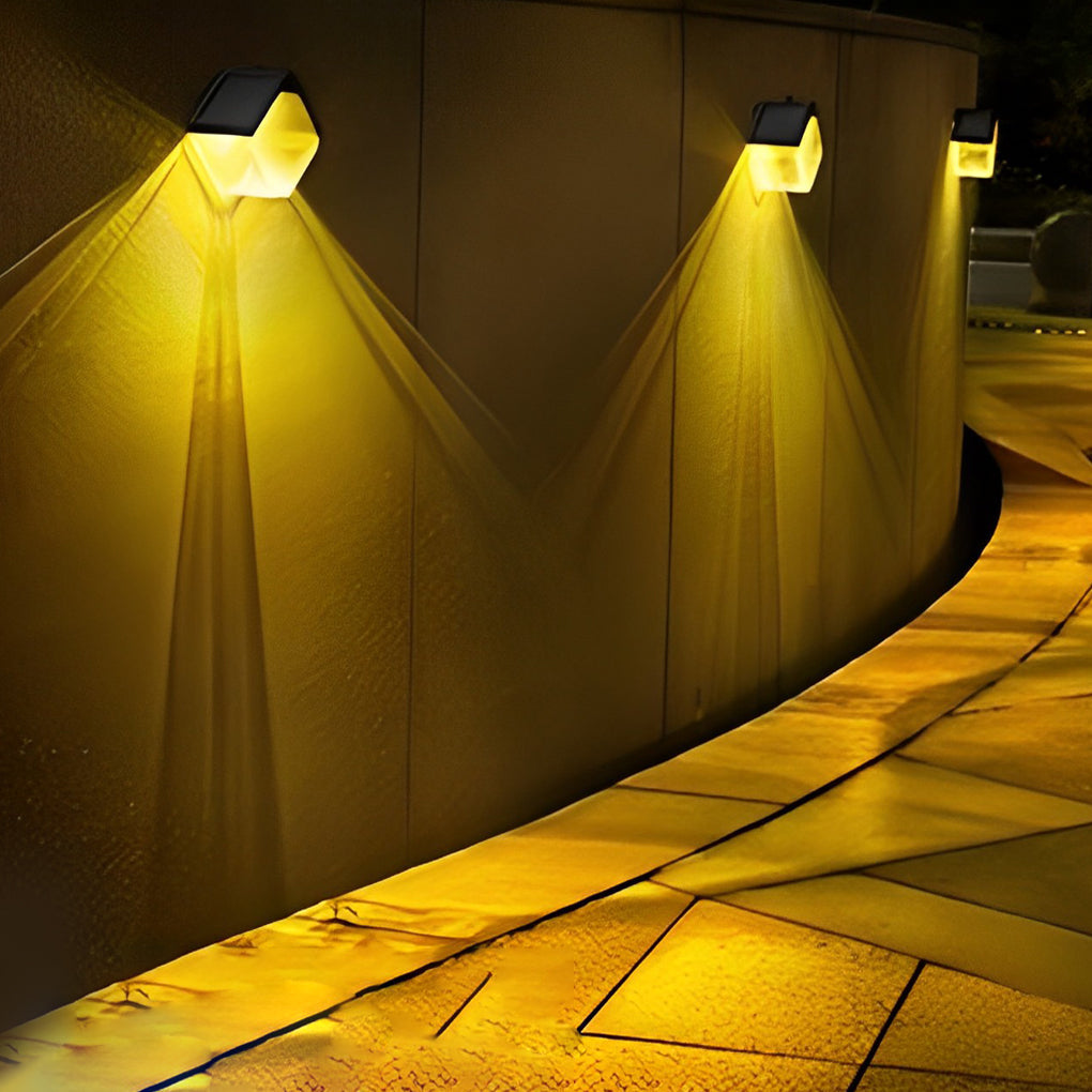 Waterproof Multicolor Modern Solar Wall | Lighting | Led | Warm White | 6W | 2V | Premium Lighting Solution