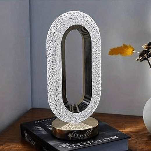 Crystaluxe™ Elegant Table Lamp Dimmable | Table Lamp | LED | metal/Plastic/crystal | 3W | Sleek Table Accent