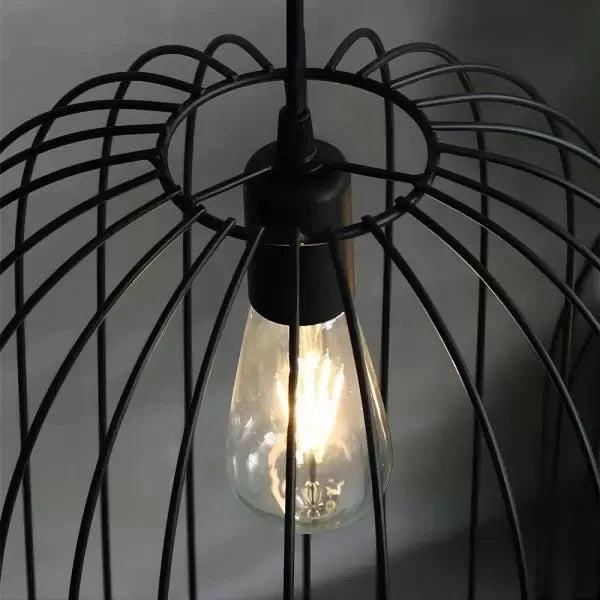 Striped cage floor lamp | Floor Lamp | metal | 40 w | Stylish Floor Lighting