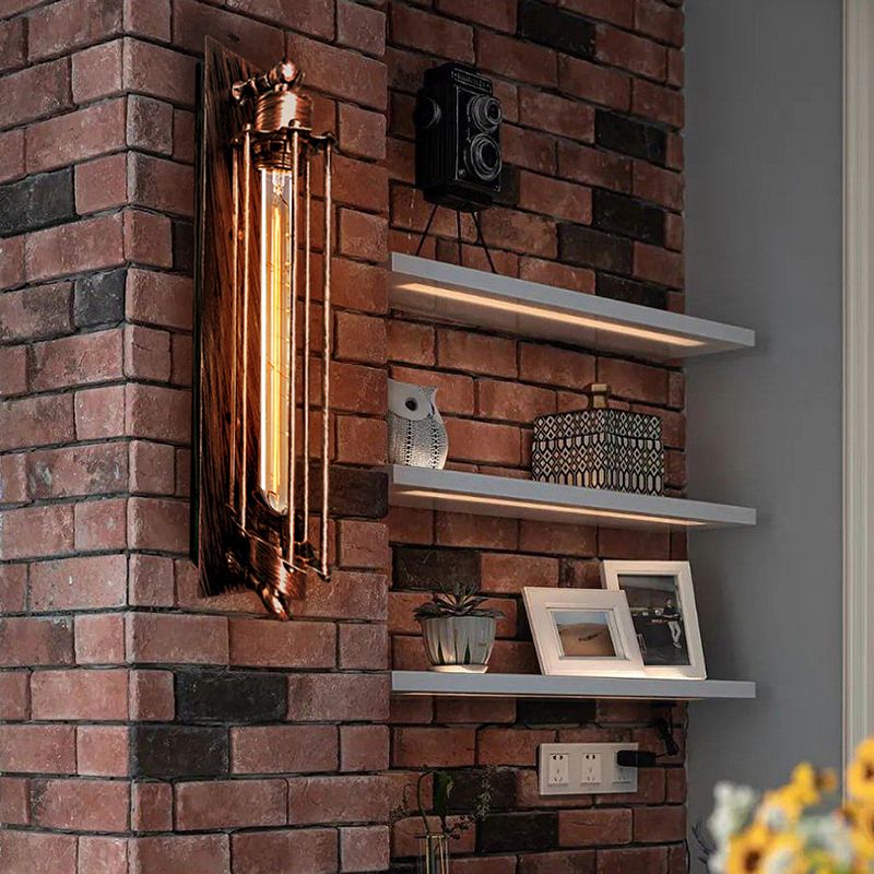 Elias Retro Wall Lamp, Metal, | Wall Lamp | Led | metal | 110V - 240V | Elegant Wall Illumination