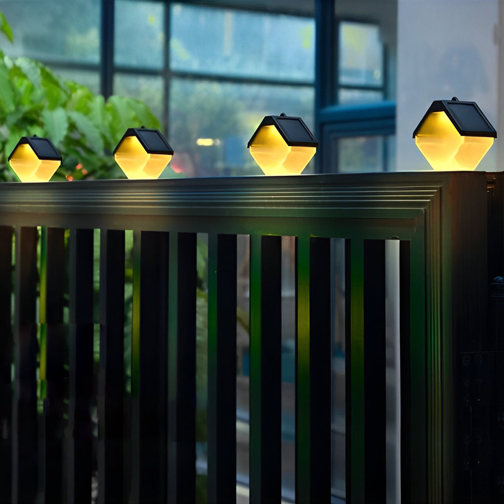 Waterproof Multicolor Modern Solar Wall | Lighting | Led | Warm White | 6W | 2V | Premium Lighting Solution