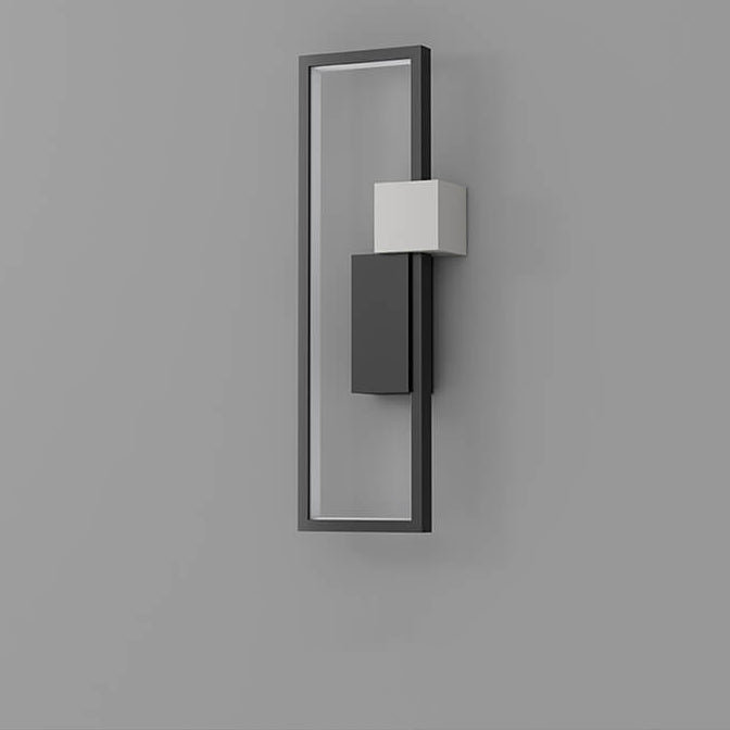 LumiSil Minimalist square frame wall | Wall Lamp | Led | iron | 6W | 220V | Elegant Wall Illumination