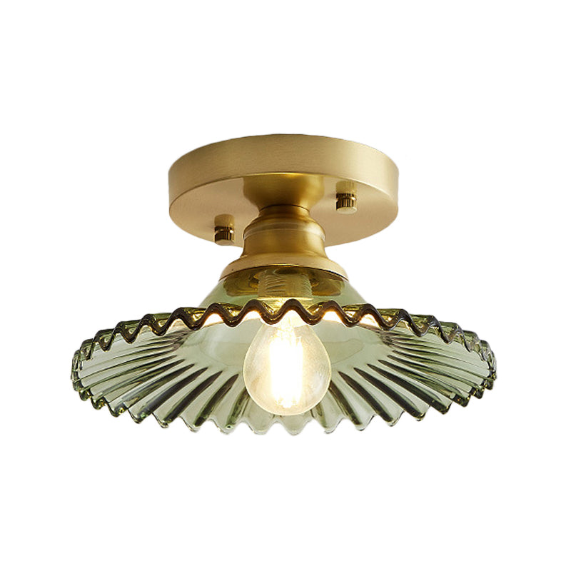 Industrial Semi-Flush Ceiling Lamp | Lighting | LED | glass | 110V-120V | Premium Lighting Solution