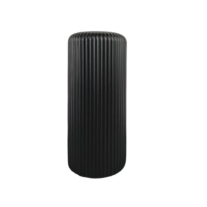 Elegant Black Column Vase Sleek Design | Vase | plastic | Elegant Home Decor