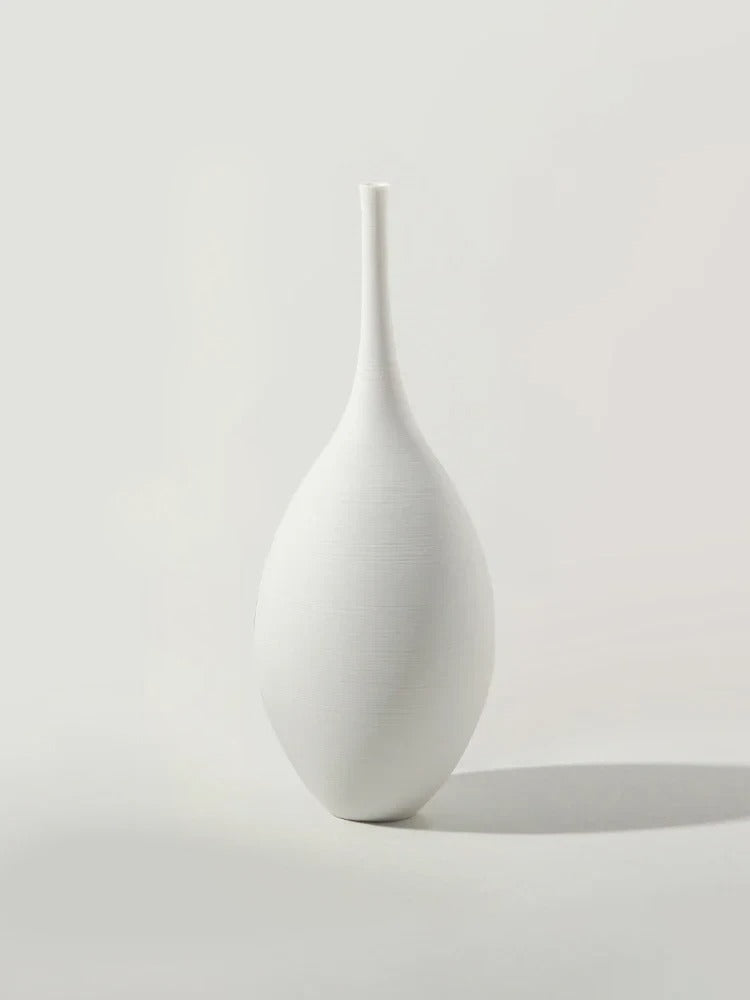 Slender Elegance Decorative Bottle Vase Sleek | Vase | ceramic | Elegant Home Decor