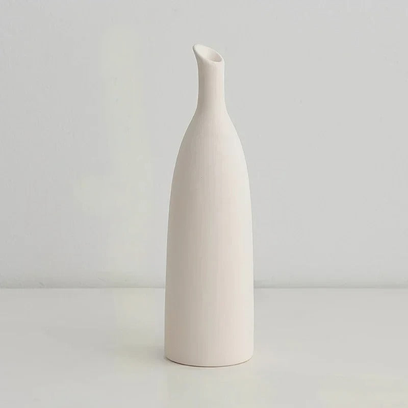 Narrow Neck Decor Vase Tall Ceramic | Vase | ceramic | Elegant Home Decor