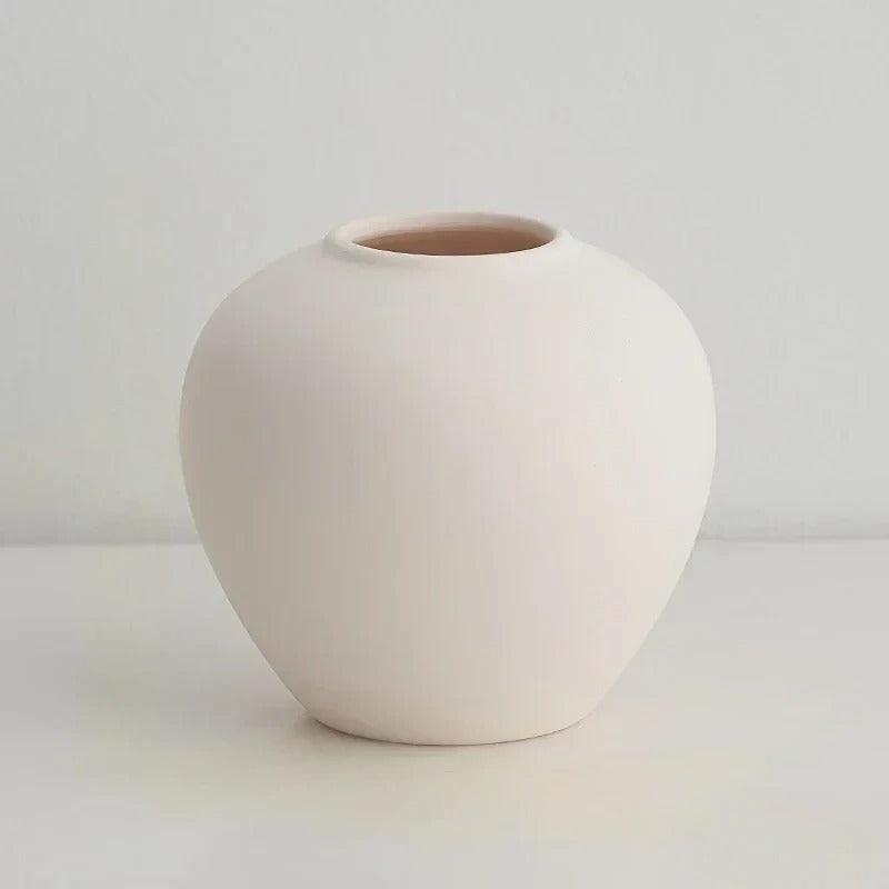 Smooth Sphere Vase Contemporary Desk Vase | Vase | ceramic | Elegant Home Decor