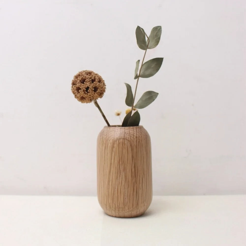 Tall and Sleek Modern Wooden Vase | Vase | wood | Elegant Home Decor
