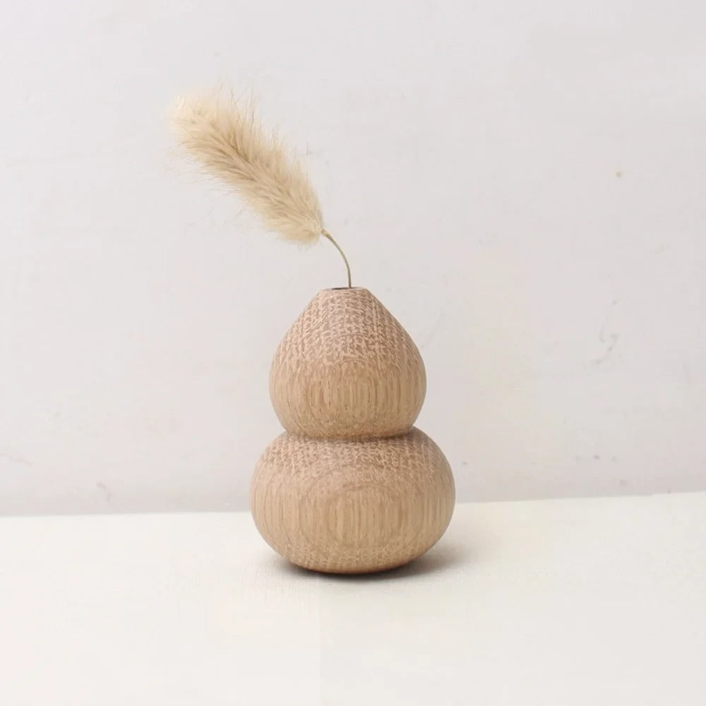 Stacked Spheres Vase Stacked Wooden Vase | Vase | wood | Elegant Home Decor