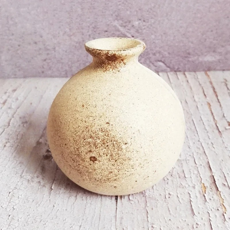 Rustic Charm Vase Stoneware Vase Ideal | Vase | wood | Elegant Home Decor