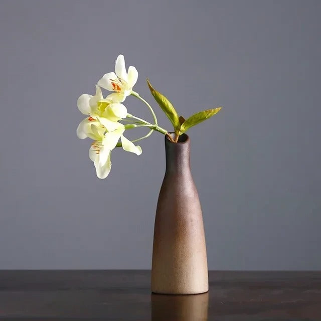 Minimalist Bud Vase Petite Sandstone Vase | Vase | ceramic | Elegant Home Decor