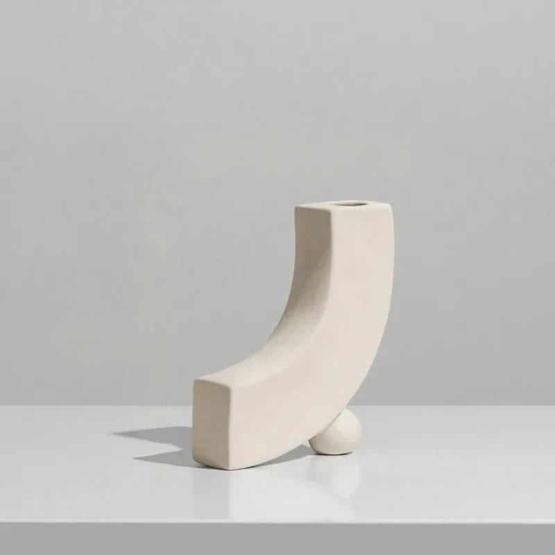 Modern Simple Ceramic Art Vase Dried | Vase | ceramic | Elegant Home Decor