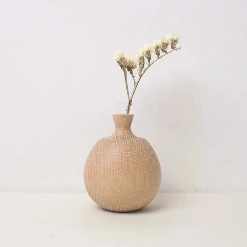 Wood Decorative Plant Pots Dry Flower | Vase | wood | Elegant Home Decor