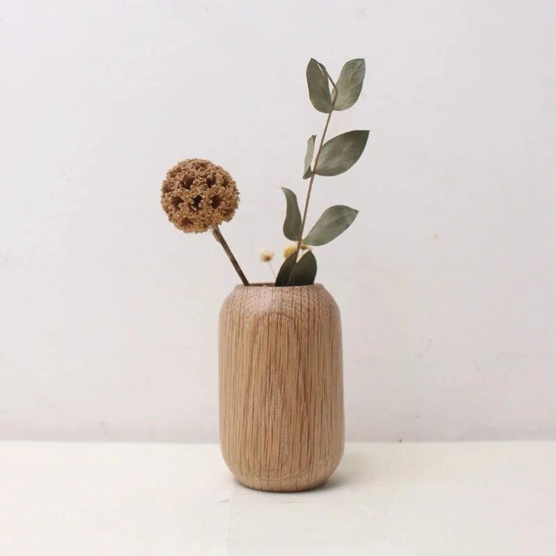 Wood Decorative Plant Pots Dry Flower | Vase | wood | Elegant Home Decor