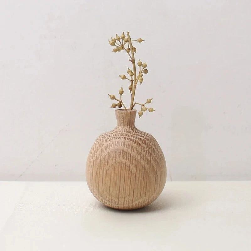Wood Decorative Plant Pots Dry Flower | Vase | wood | Elegant Home Decor