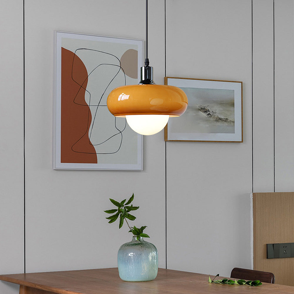 Bauhaus Coffee Glass Hanging Lamp | Lighting | LED | glass | 110V-120V | Premium Lighting Solution