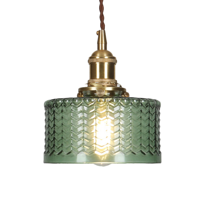 Modern Short Cylinder Hanging Lamp | Lighting | brass/glass | Premium Lighting Solution