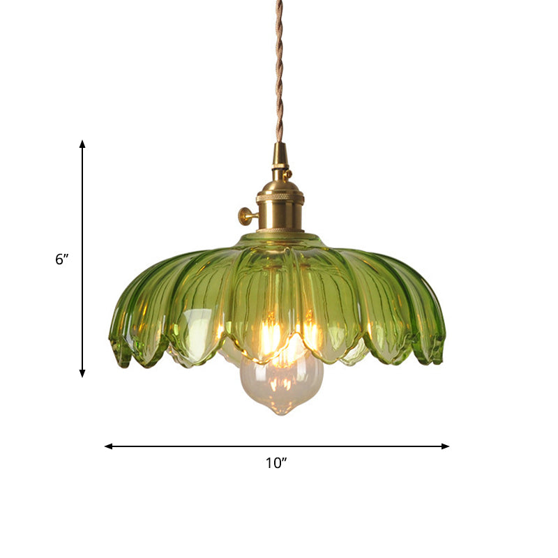 Emerald Retro Hanging Lamp Green | Lighting | LED | brass/glass | 110V-120V | Premium Lighting Solution