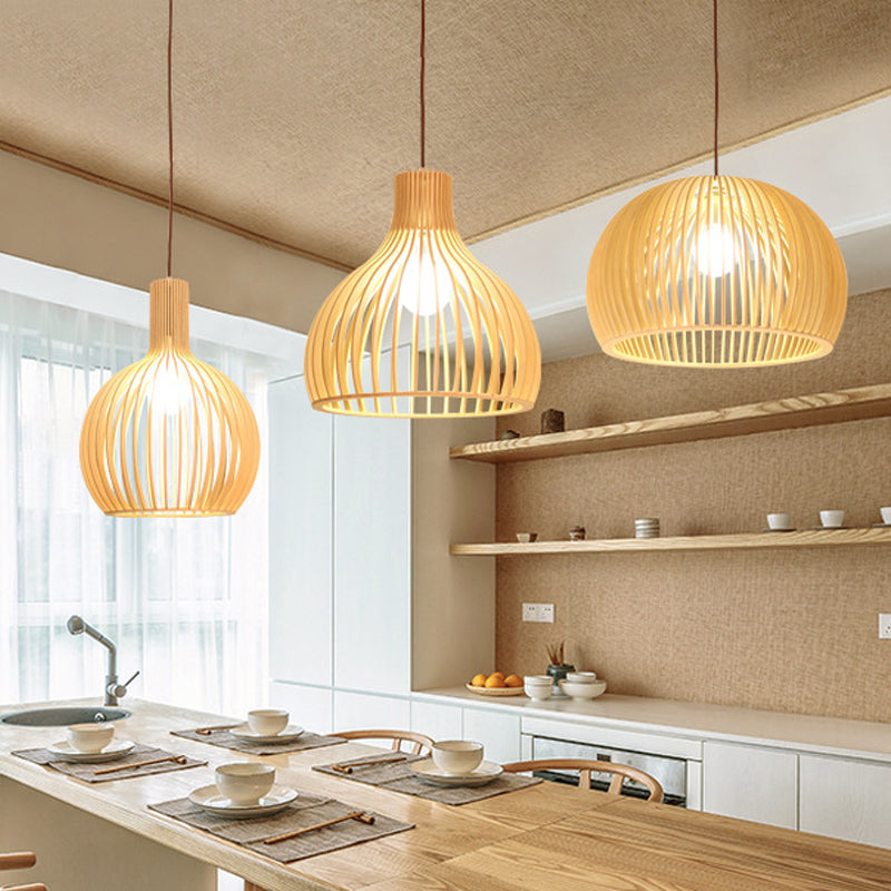 Asian Bamboo Pendant Lamp | Lighting | LED | 110V-120V | Premium Lighting Solution